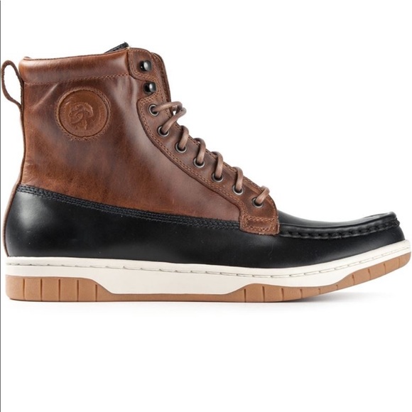 Diesel Other - NIB DIESEL club tatra leather brow boot. Size 10